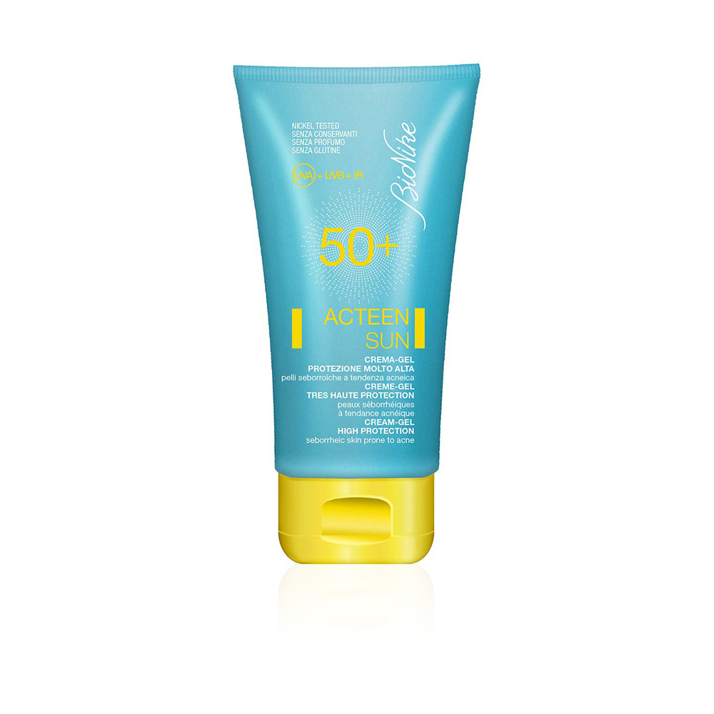 Acteen Sun Cream Gel For Acne-prone Skin High Protection Spf50 - 50 Ml